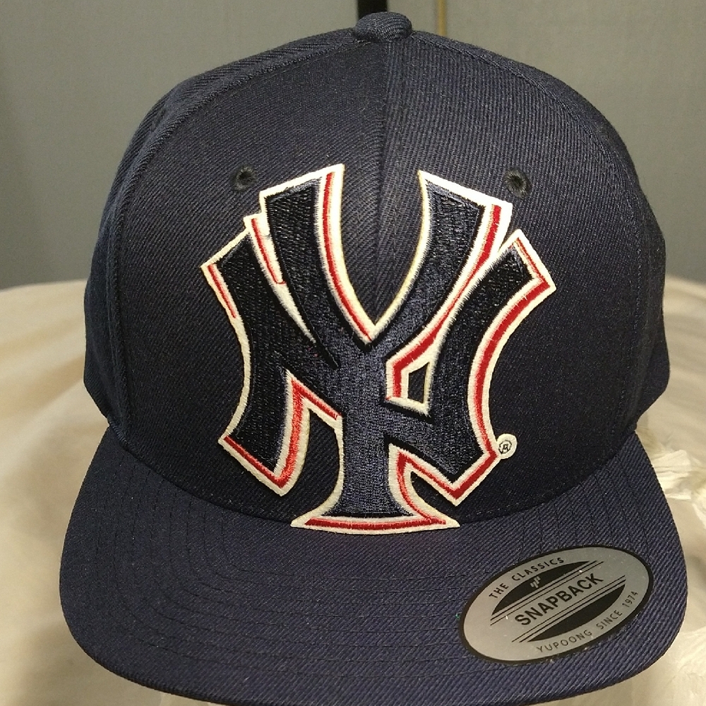 Navy Blue NY Snapback Cap